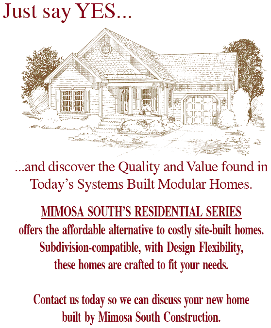 mimosa south construction modular home builders